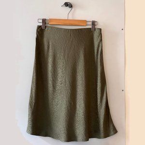 Marie Sixtine Olive Green Skirt from Paris (XS)